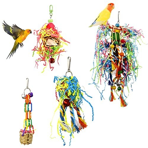 Pack bird shredding toys - 4,