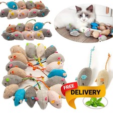 3/24pcs Catnip Mouse Toys for