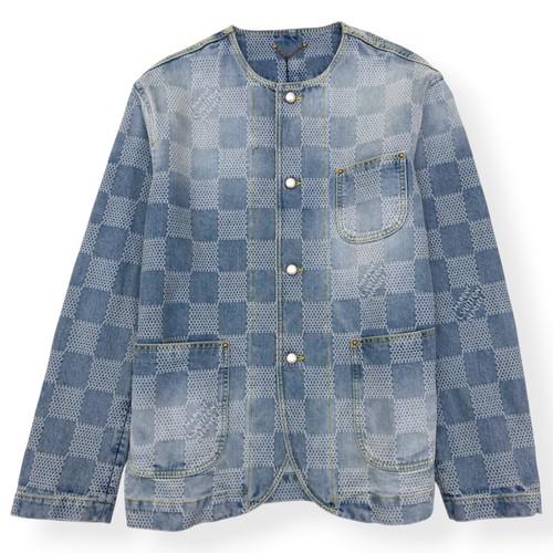 Louis vuitton damier denim - louis, 3d