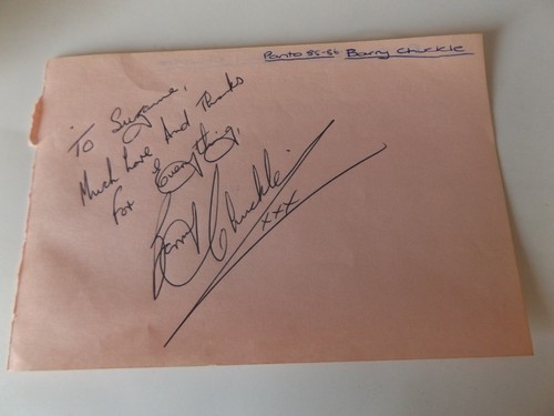 Autograph book page - x,