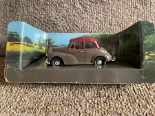 CORGI 96755 MORRIS MINOR 1000 CONVERTIBLE ROSE TAUPE CLOSED TOP