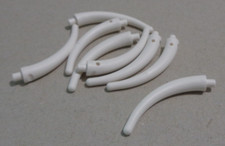 LEGO Parts & Pieces 40379 6110023 Dinosaur Tail End Section / Horn Dino White x8