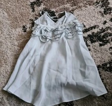 Lili Gaufrette Girls Duck Egg Bluec Dress Age 4 Years (50cm Chest) NWT 