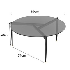 Large Roung Coffee Tea Table
