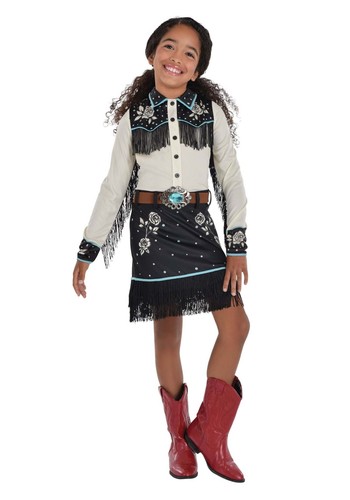 Girl western cowgirl costume - western,