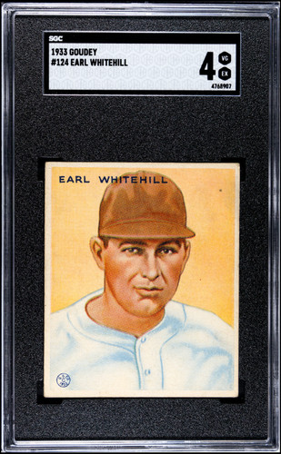 1933 goudey earl - goudey, whitehill