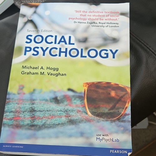 Pearson social psychology - pearson, 7th