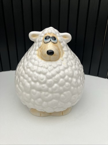 Novelty ceramic sheep money - ceramic,