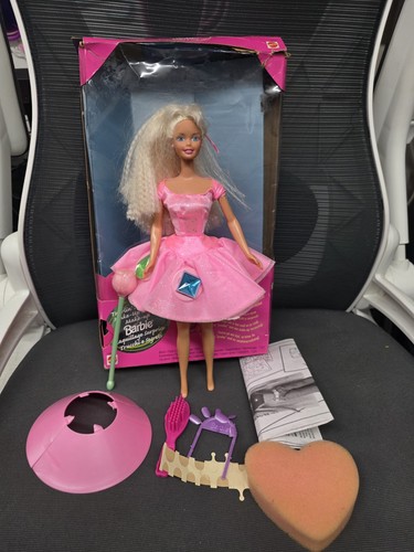 Vintage twirling makeup barbie - vintage,