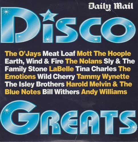 Disco greats promotional cd - greats,