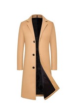 Men's Trench Coat Wool Blend