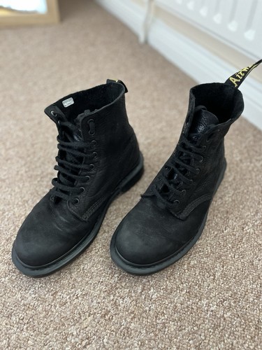 Martens black buckskin - black,
