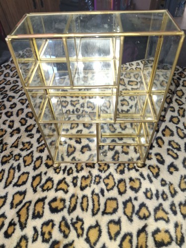 Vintage brass and glass - vintage,