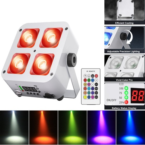 4in1 rgbwa par light - rgbwa, uv