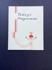 Cunard White Star - MV Georgic - Today's Programme - 28th May 1938
