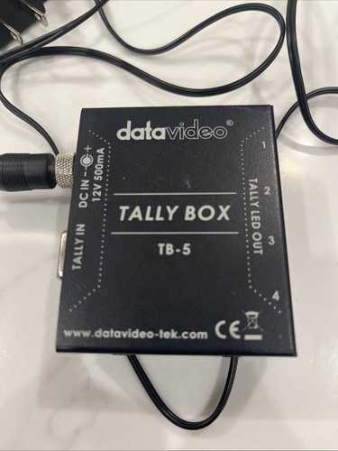 Data video tally - tb-5, w/