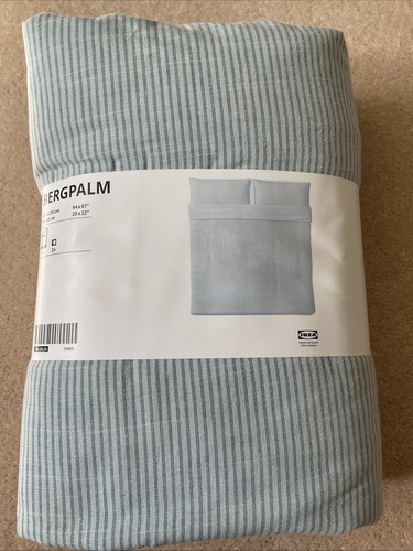 Ikea bergpalm blue grey duvet - blue/grey,