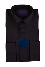 Mens Black Wing Collar Dress