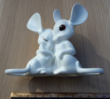 PAIR OF MICE BY ROYAL OSBORNE BONE CHINA REPUBLIC OF CHINA 1404
