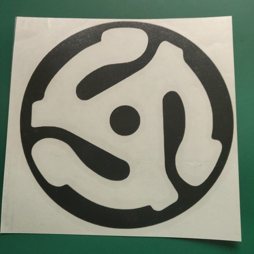 45rpm record adapter logo - 45rpm,