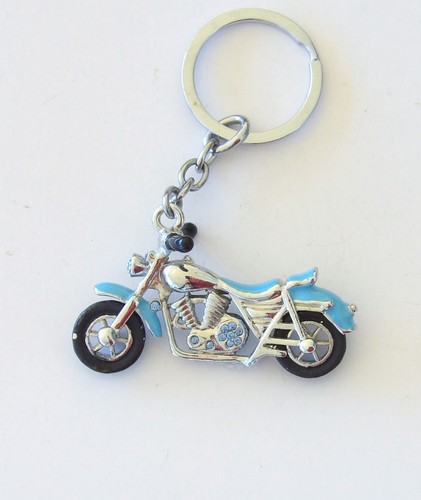 Old blue motorcycle - old,