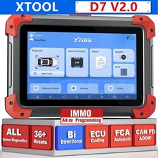 🔥2025 XTOOL D7 All Systems Bidirectional Car Diagnostic Scanner Tool Key Coding