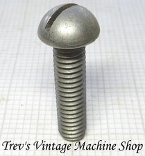 5/16 UNC round head slotted screws, stainless steel, 1in to 4in long