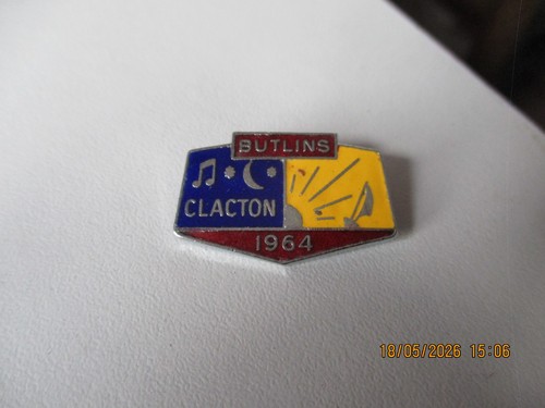 Badge butlins clacton 1964 - badge, :