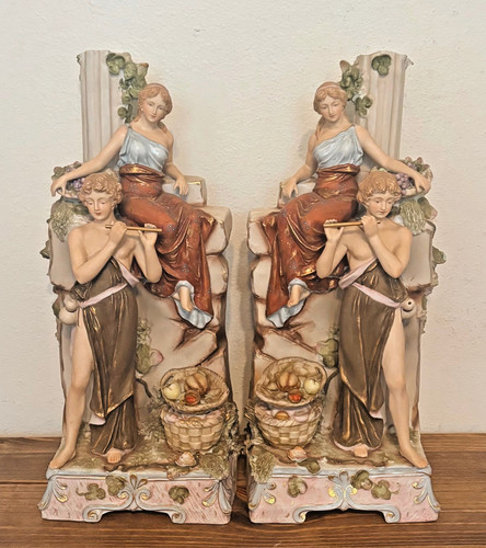 Pair antique german - pair,