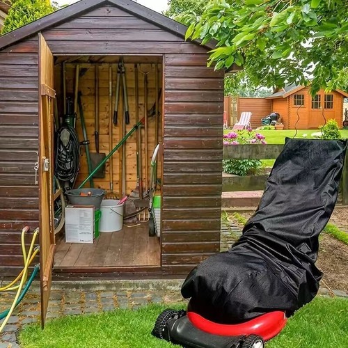 Foldable lawn mower cover - mower,