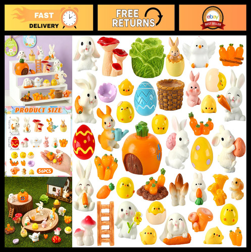 Pcs mini easter figurines - easter,