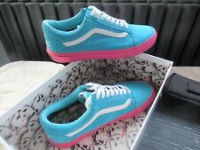 Size UK 9.5 - VANS Old Skool Pro x Golf Wang Blue/ Pink    US 10.5  EUR 44