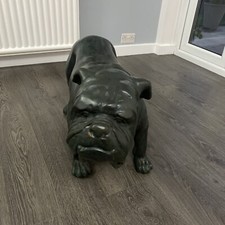 Large Free Standing Bronze BritishBulldog Statue