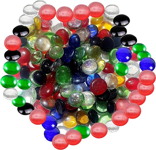 Glass pebbles vase - pebbles, filler