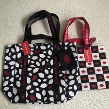 2x Waitrose Lulu Guinness Bag - Flurry Kisses & Chess Lips Tote Bag  BNWT