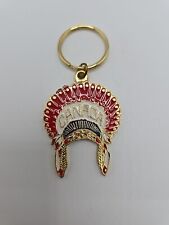 Canada Native American Indian Chief Headdress Keyring