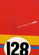 Fiat 128 Rally 1300 1973 UK Market Sales Brochure