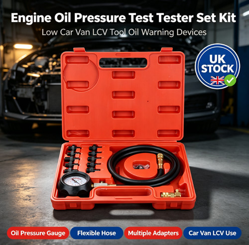 Oil pressure gauge tester - gauge, set