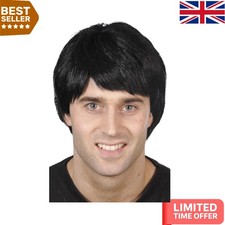 Stylish One Size Black Wig for