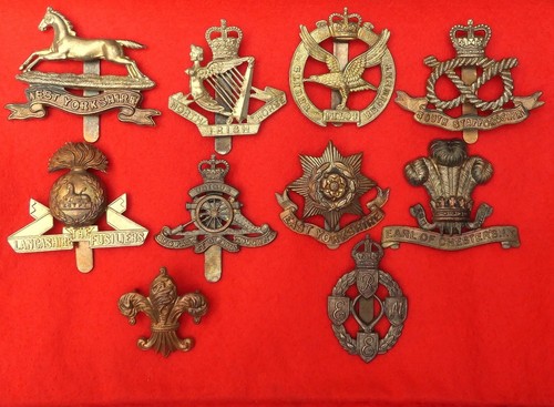 British army cap badges job - 10,