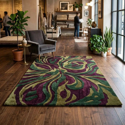 Premium hand tufted woolen - hand,
