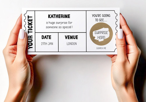 Personalised surprise card - surprise,