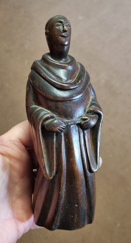 Antique carved wooden figure - carved,