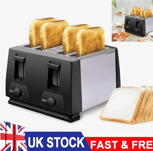 Black toaster slice - black,
