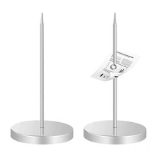 2 Pcs Receipt Spike Metal Bill