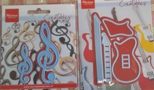 Marianne Creatables Guitar And Music Notes 2 Sets Of Die Cuts