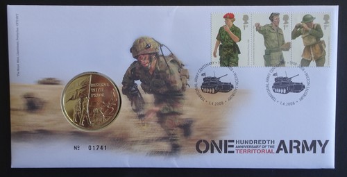 2008 territorial army pnc - 2008, coin