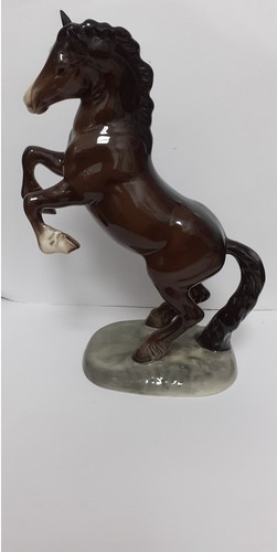 Beswick rearing horse figurine - beswick,