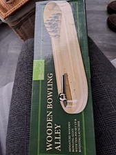 DESKTOP WOODEN BOWLING ALLEY