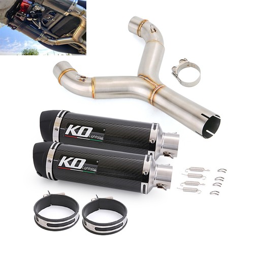 Modified exhaust mid carbon - modified,
